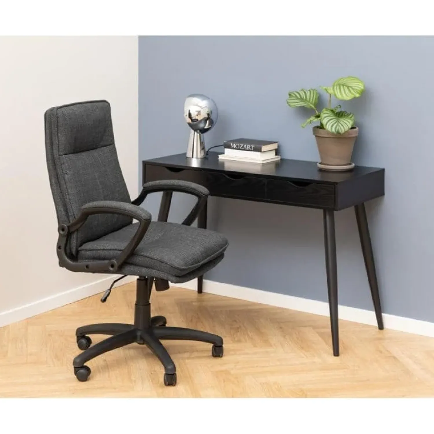 Nordhavn Bureautafels|Freya Bureau Zwart 110cm