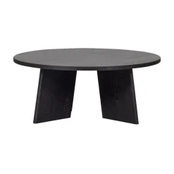 WOOOD Salontafels|Fries Salontafel eiken blacknight 90cm