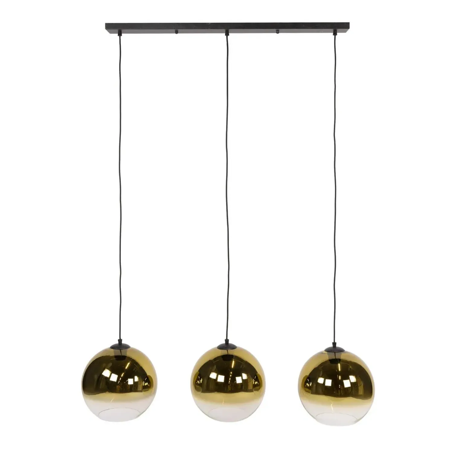 Kalfort Hanglampen|Glazen Hanglamp|Galsa 3-lichts Hanglamp amber glas