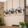 Kalfort Hanglampen|Glazen Hanglamp|Galsa 3-lichts hanglamp industrieel