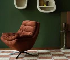 Dutchbone Vloerkleden|Gambit Vloerkleed Terracotta 160x230cm
