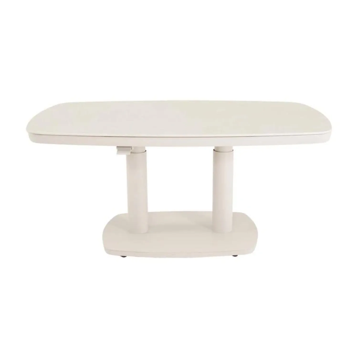 Lesli Living Tuintafels|Geneva Loungetafel verstelbaar Deens ovaal beige 135cm