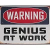 Cavetown Metalen Borden|Genius At Work - metalen bord