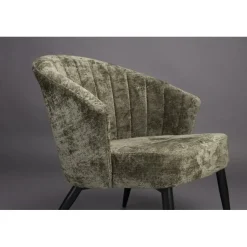 Dutchbone Fauteuils|Georgia Loungestoel Groen
