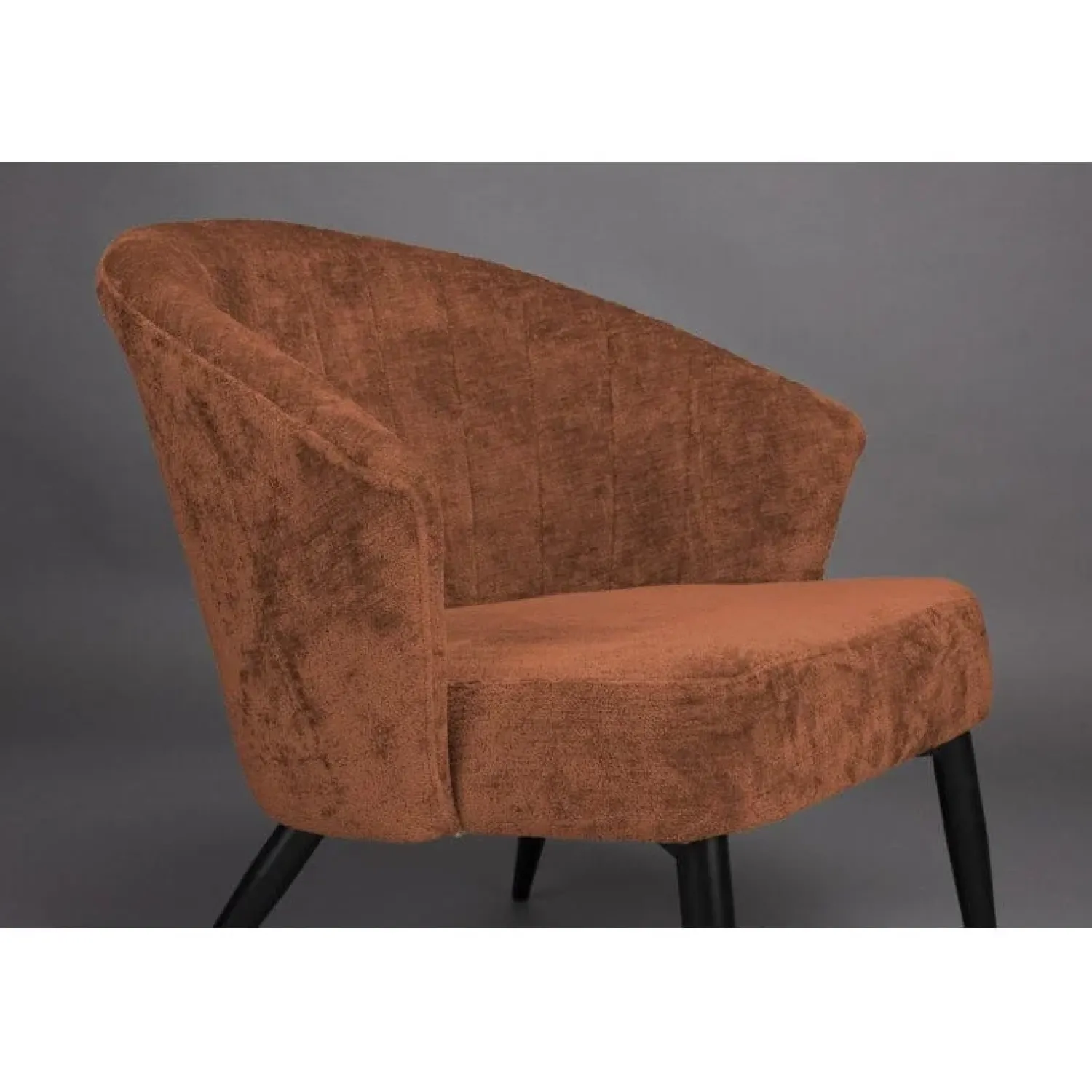 Dutchbone Fauteuils|Georgia Loungestoel Terracotta