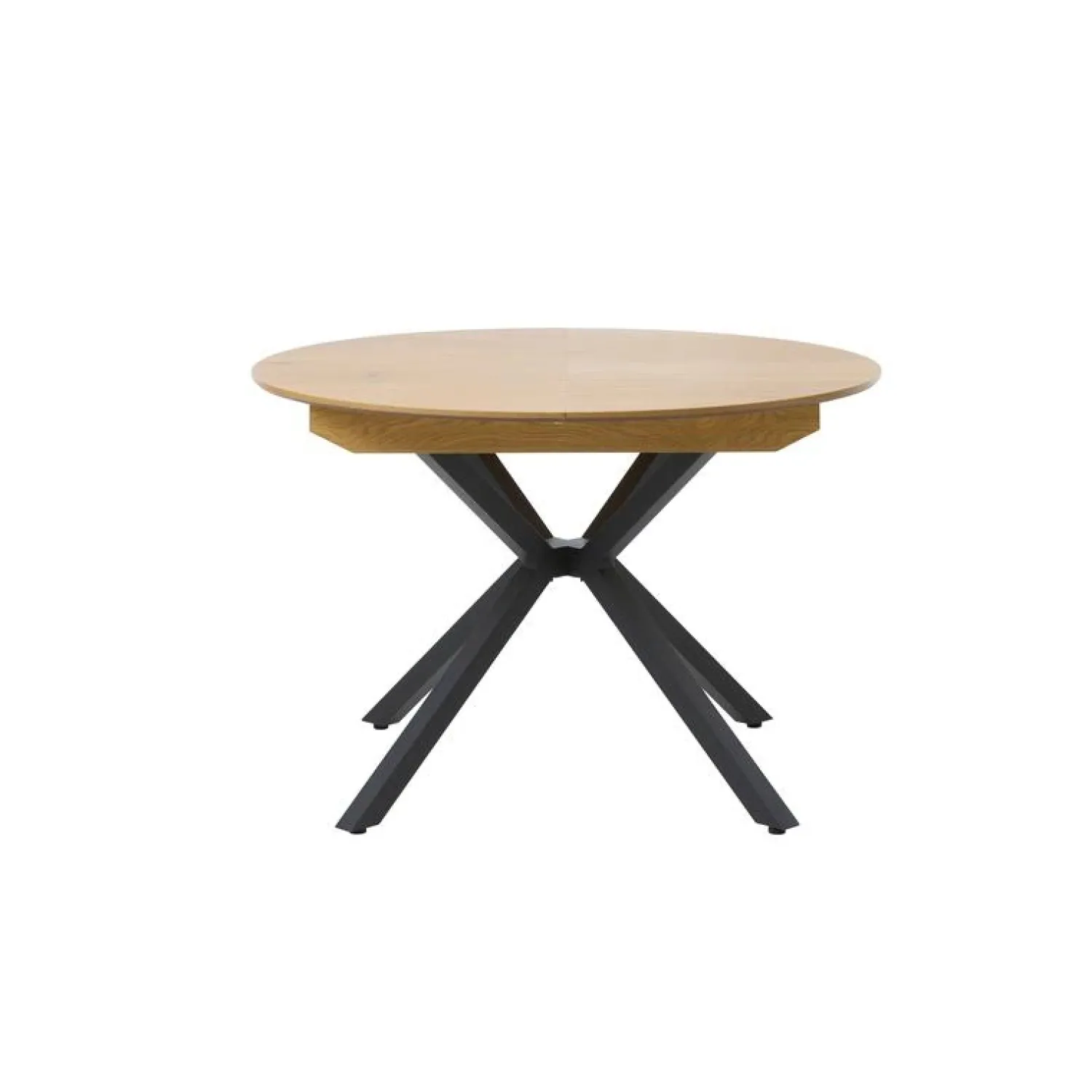 LykkeHome Eettafels|Gerard uitschuifbare ronde eettafel naturel 120-170cm
