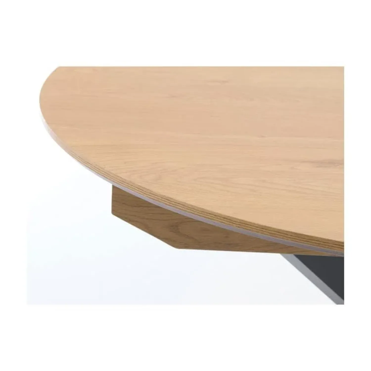 LykkeHome Eettafels|Gerard uitschuifbare ronde eettafel naturel 120-170cm