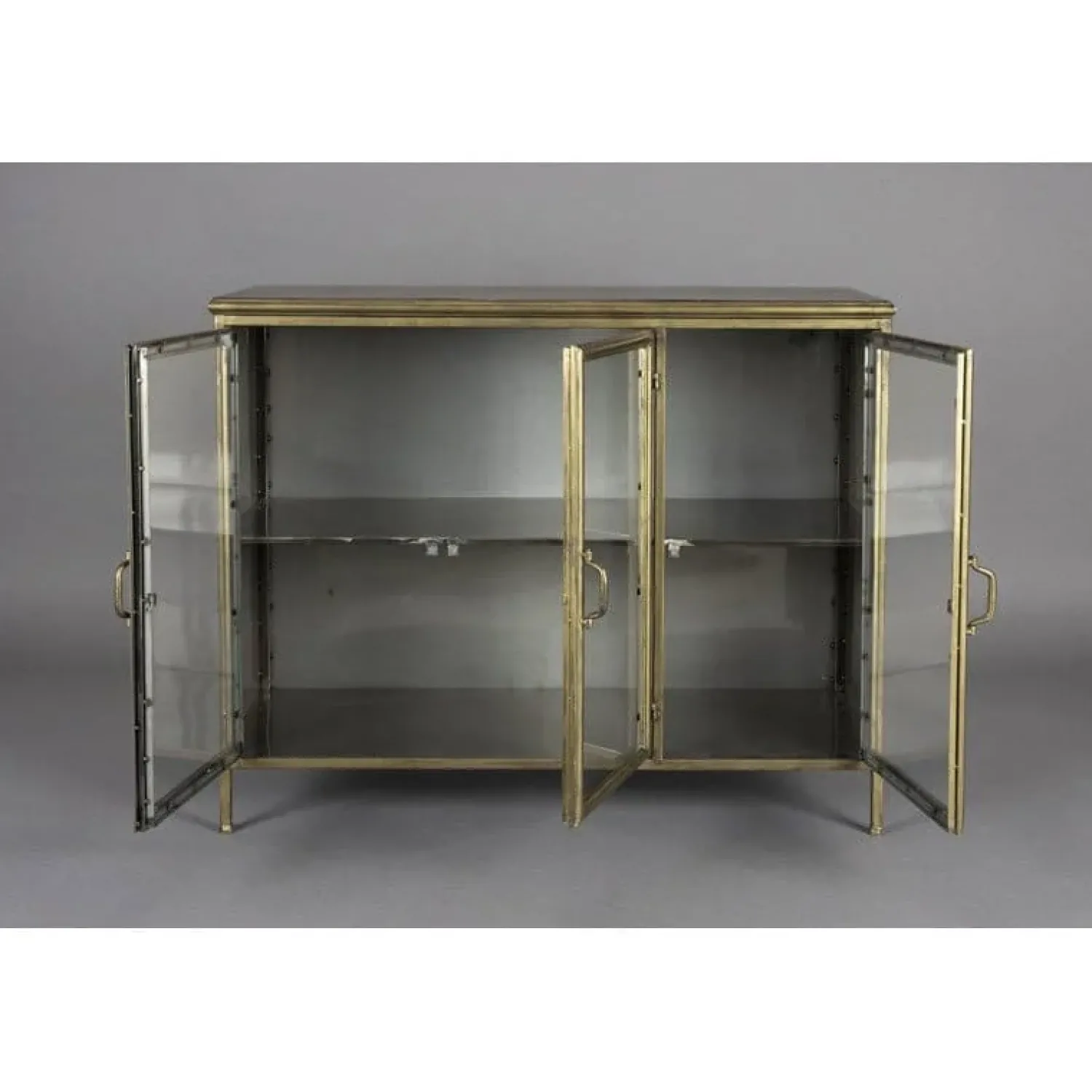 Dutchbone Dressoirs|Industriele Kasten|Gertlush Dressoir Goud 100cm