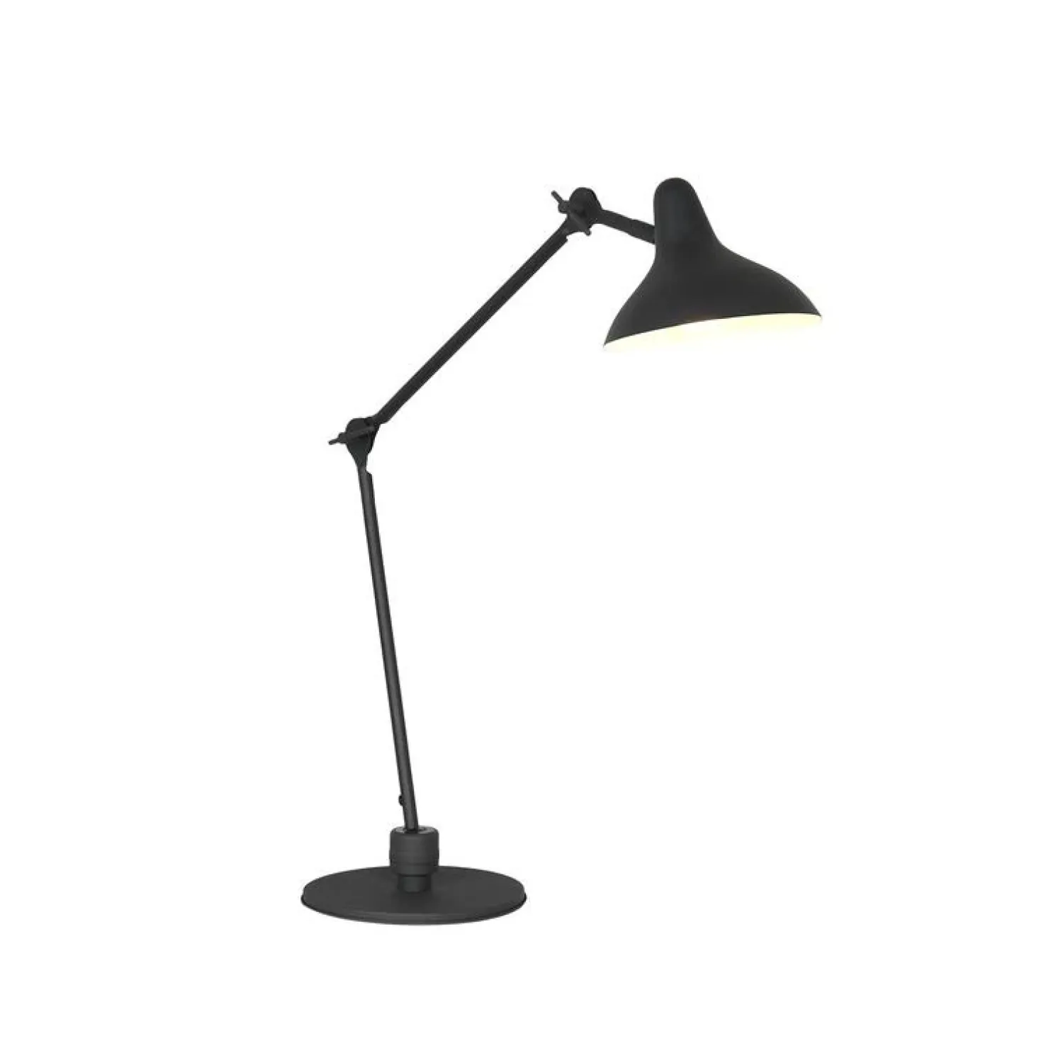 Steinmex Bureaulampen|Gijs 1-lichts Bureaulamp Zwart