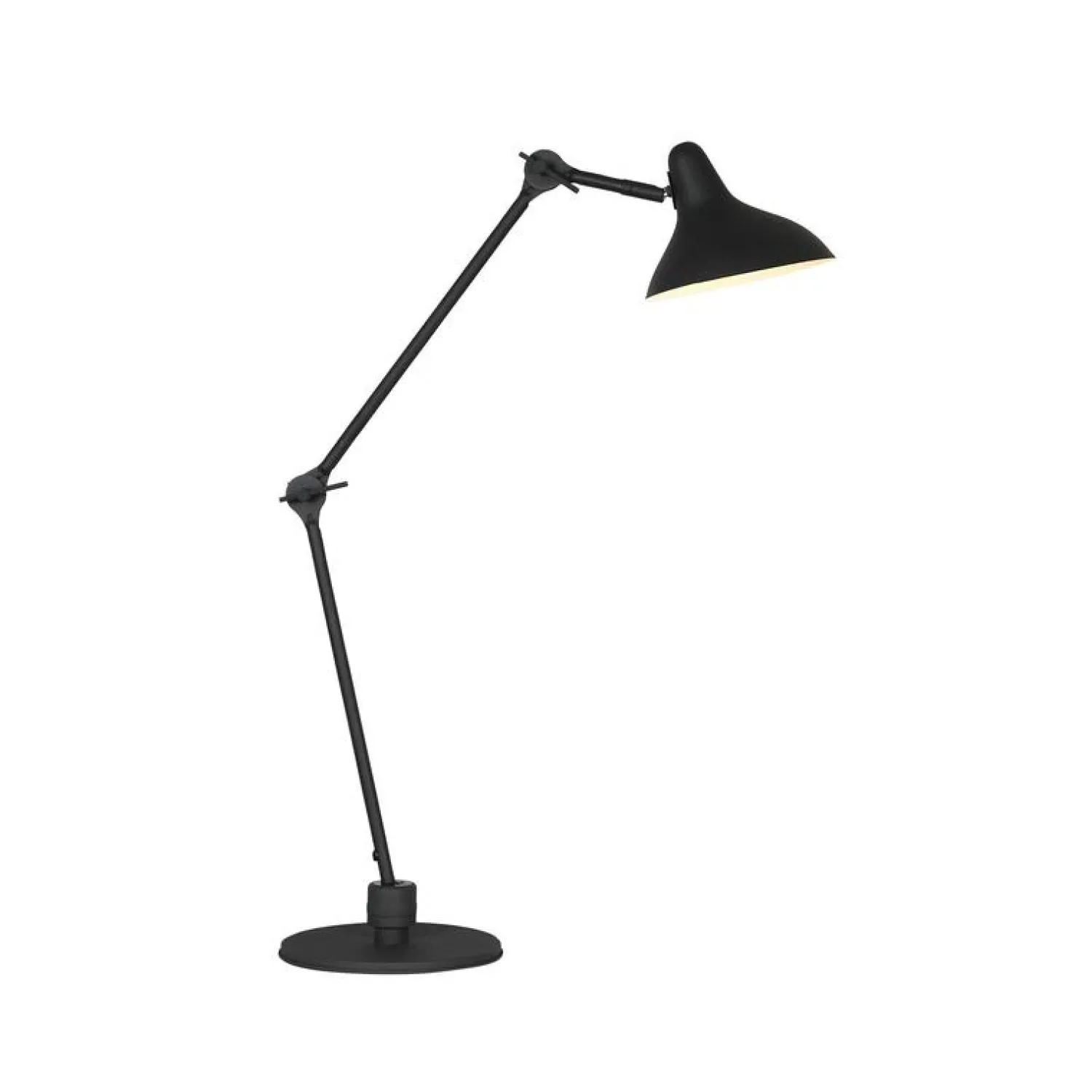 Steinmex Bureaulampen|Gijs 1-lichts Bureaulamp Zwart