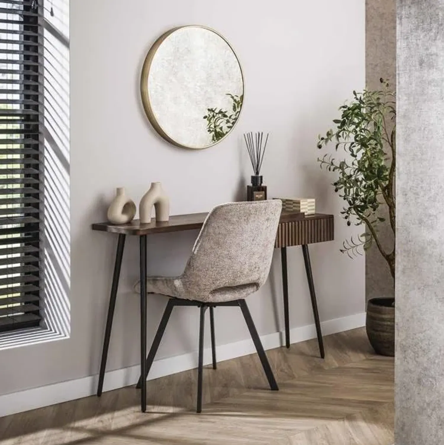 Kalfort Sidetables|Giorgia Sidetable 1 lade Acaciahout Bruin 120cm