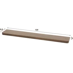 Kalfort Wandplanken|Wandplanken|Giorgia Wandplank Acaciahout Bruin 120cm