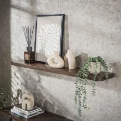 Kalfort Wandplanken|Wandplanken|Giorgia Wandplank Acaciahout Bruin 120cm