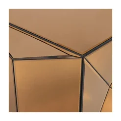 WOOOD Bijzettafels|Glintz Bijzettafel Spiegelglas Bruin 40cm