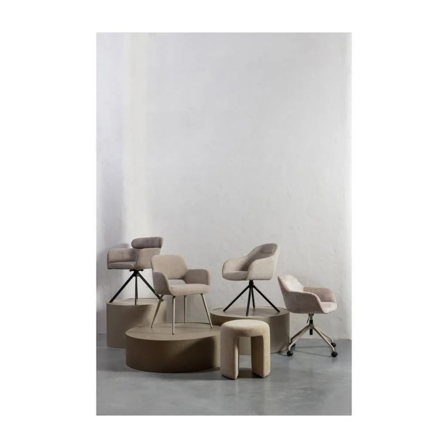 WOOOD Eetkamerstoelen|Grant-Jaki Eetkamerstoel zand