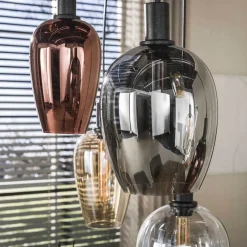 Kalfort Hanglampen|Glazen Hanglamp|Grazia 7-lichts Hanglamp Meerkleurig glas