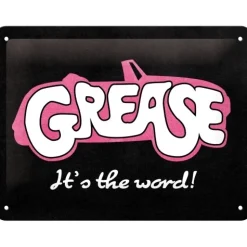 Cavetown Metalen Borden|Grease - It’s the word! - metalen bord