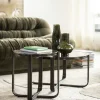 By Boo Bijzettafels|Groovy Bijzettafel rond Bruin 42cm