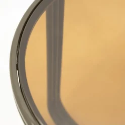 By Boo Bijzettafels|Groovy Bijzettafel rond Bruin 42cm