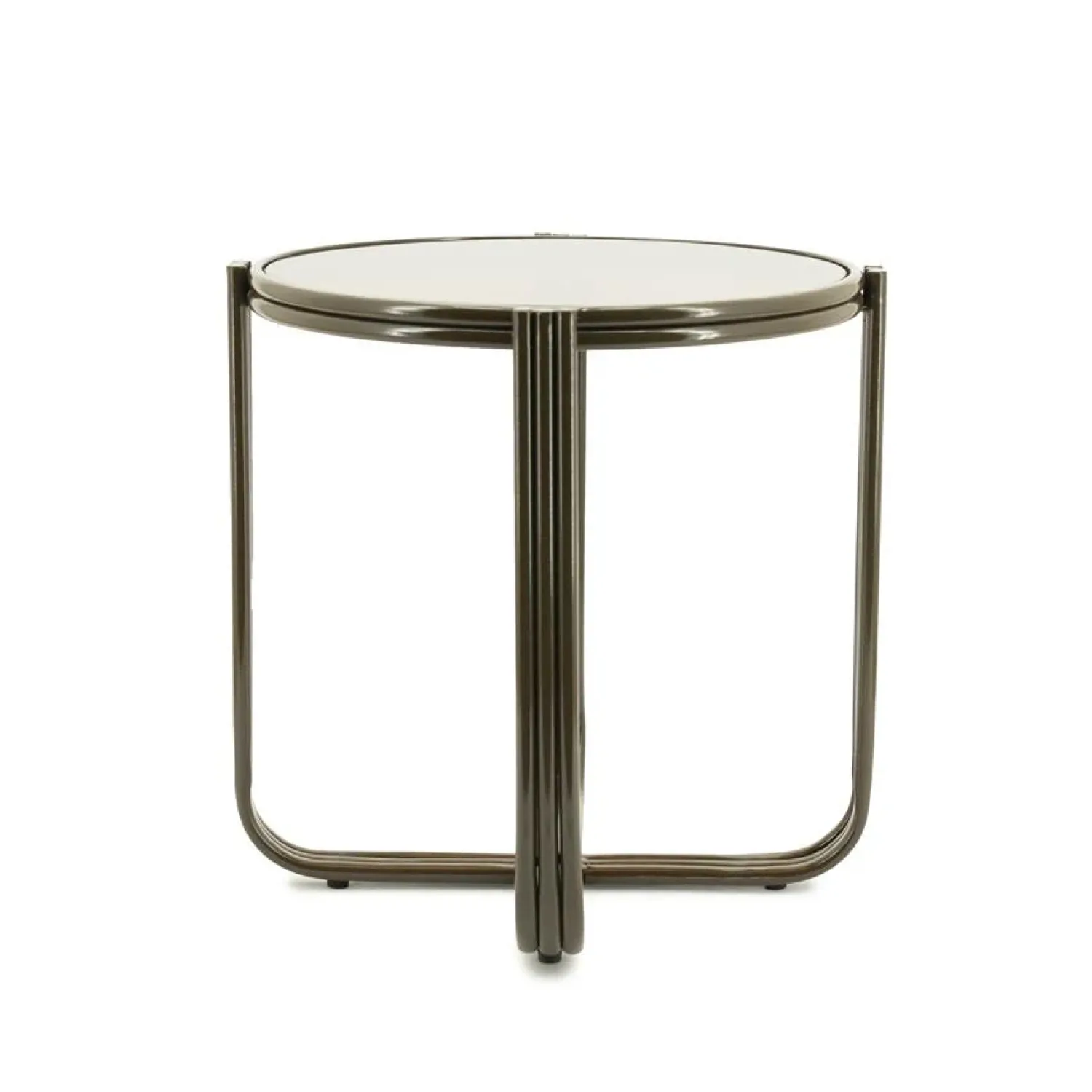 By Boo Bijzettafels|Groovy Bijzettafel rond Bruin 42cm