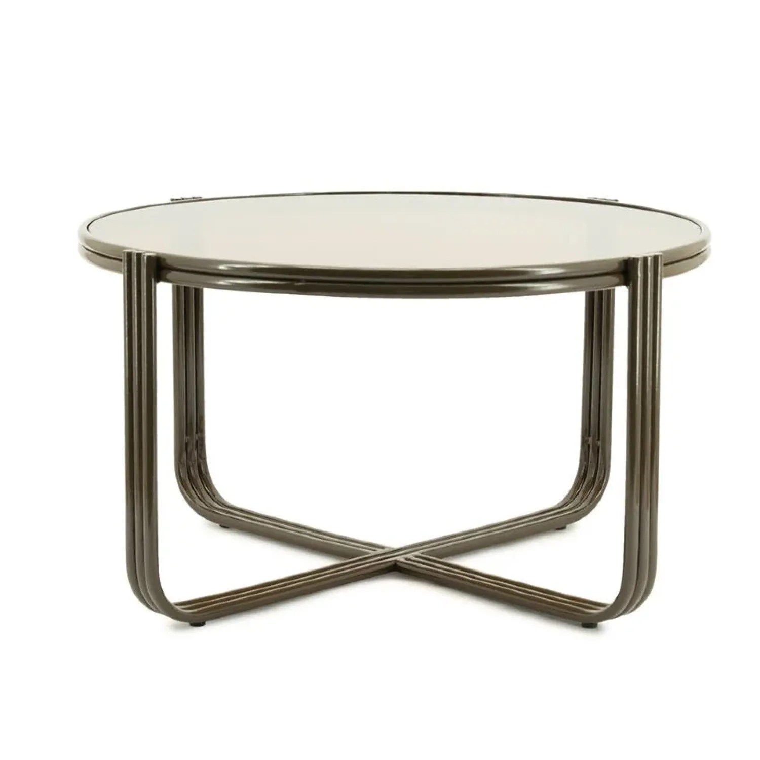 By Boo Salontafels|Groovy Salontafel rond Bruin 63cm