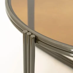 By Boo Salontafels|Groovy Salontafel rond Bruin 63cm