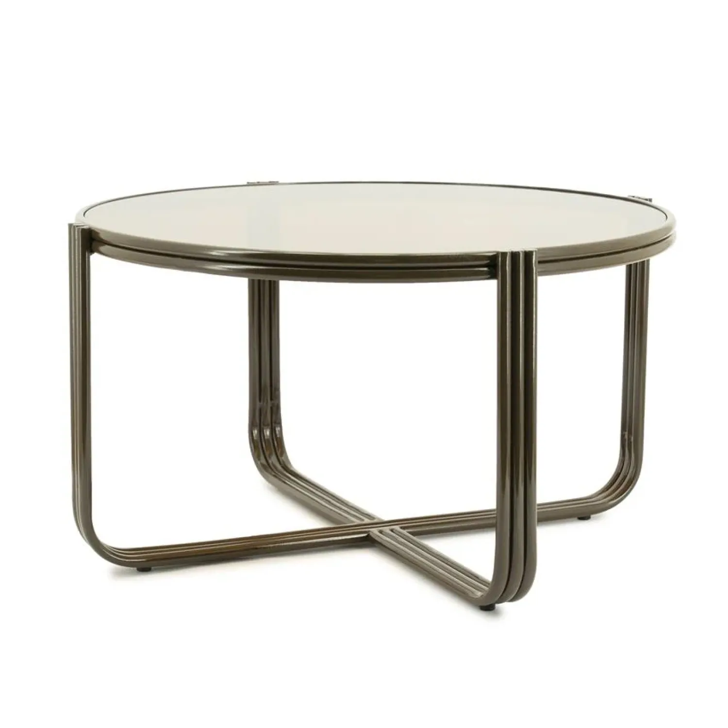 By Boo Salontafels|Groovy Salontafel rond Bruin 63cm