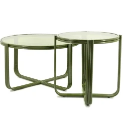 By Boo Salontafels|Groovy Salontafel rond Groen 63cm