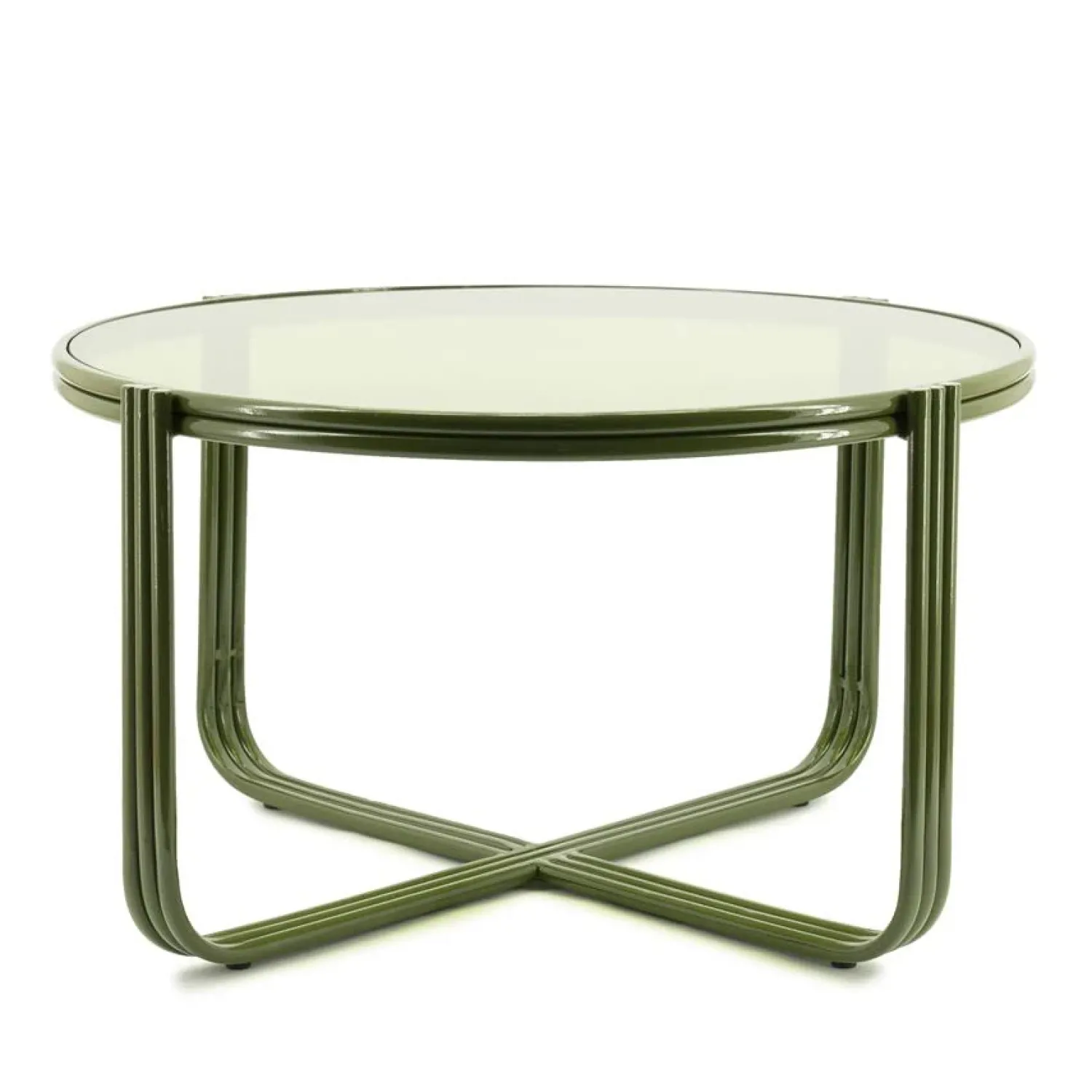 By Boo Salontafels|Groovy Salontafel rond Groen 63cm