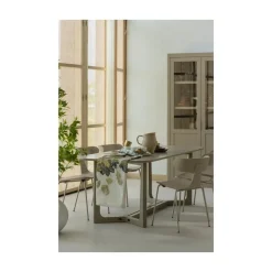 WOOOD Vitrinekasten|Industriele Kasten|Gunnar Buffetkast grenen mud 120 cm