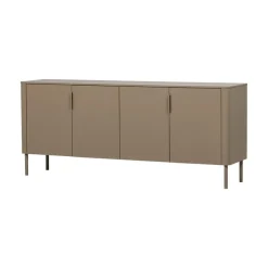 WOOOD Dressoirs|Industriele Kasten|Gunnar Dressoir grenen mud 200 cm
