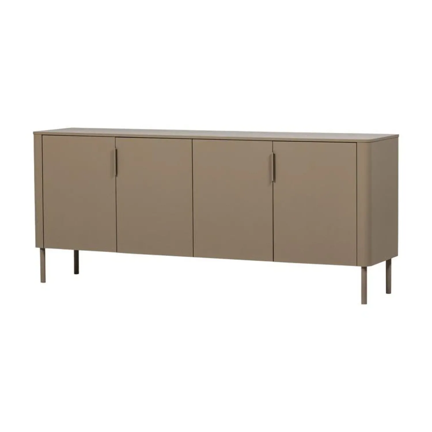 WOOOD Dressoirs|Industriele Kasten|Gunnar Dressoir grenen mud 200 cm