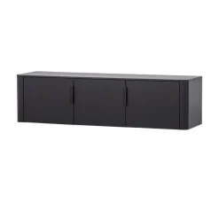 WOOOD Industriele Kasten|Tv Meubels|Gunnar Tv meubel grenen matzwart 154 cm