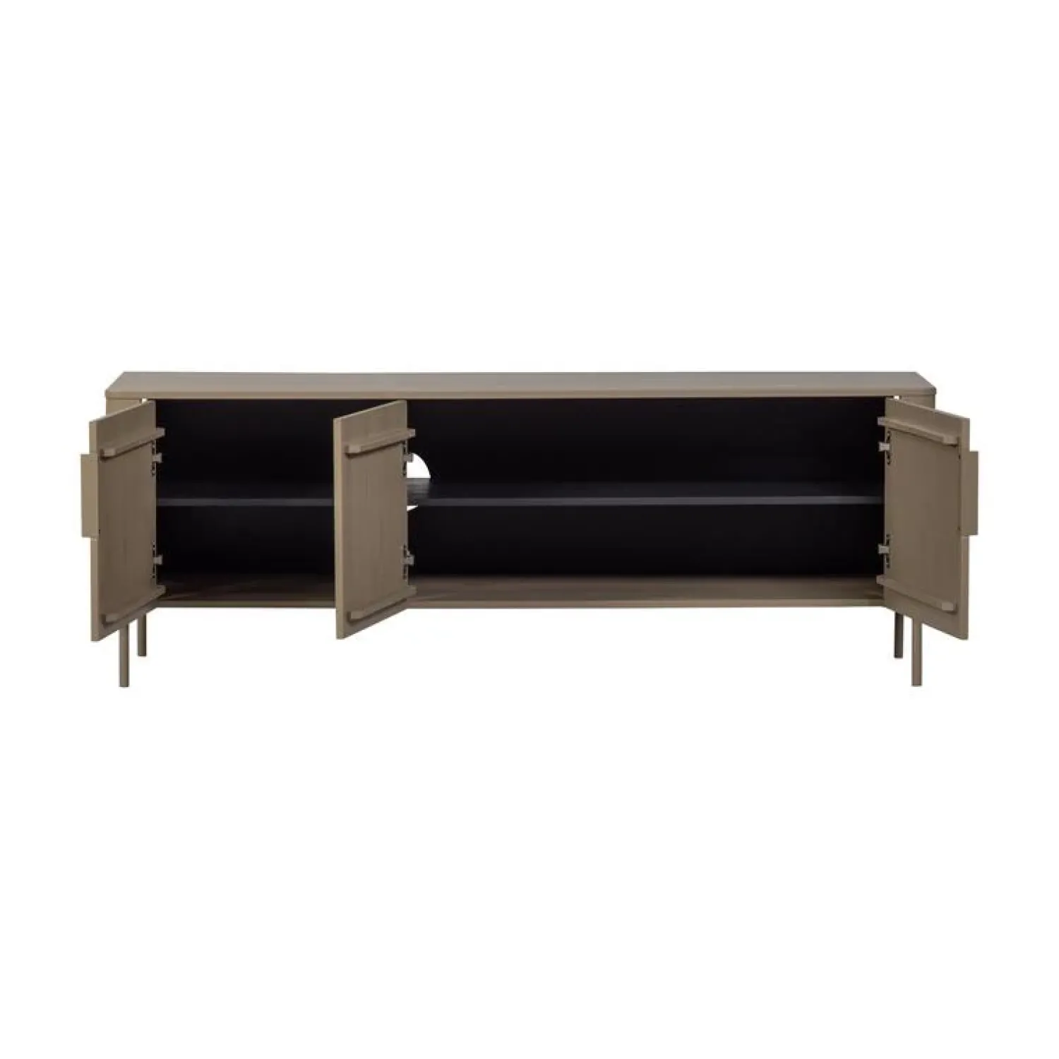 WOOOD Industriele Kasten|Tv Meubels|Gunnar Tv meubel grenen mud 154 cm