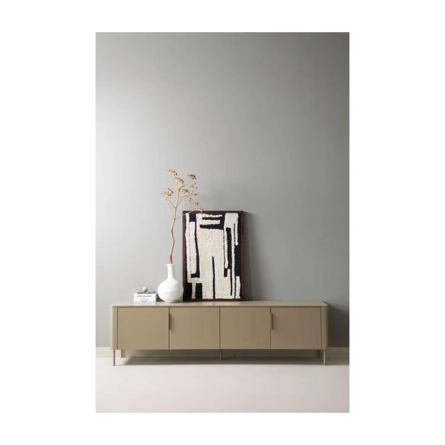 WOOOD Industriele Kasten|Tv Meubels|Gunnar Tv meubel grenen mud 200 cm