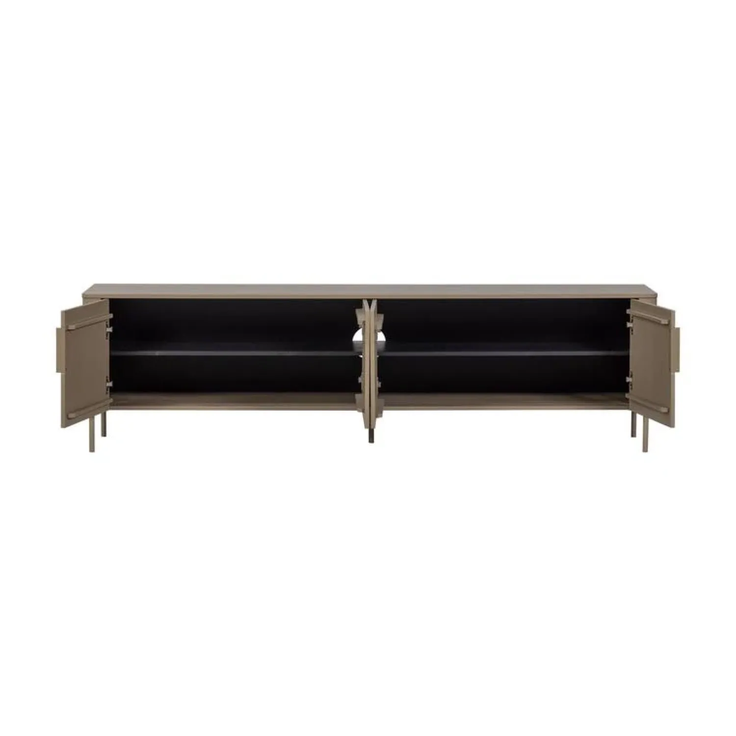 WOOOD Industriele Kasten|Tv Meubels|Gunnar Tv meubel grenen mud 200 cm