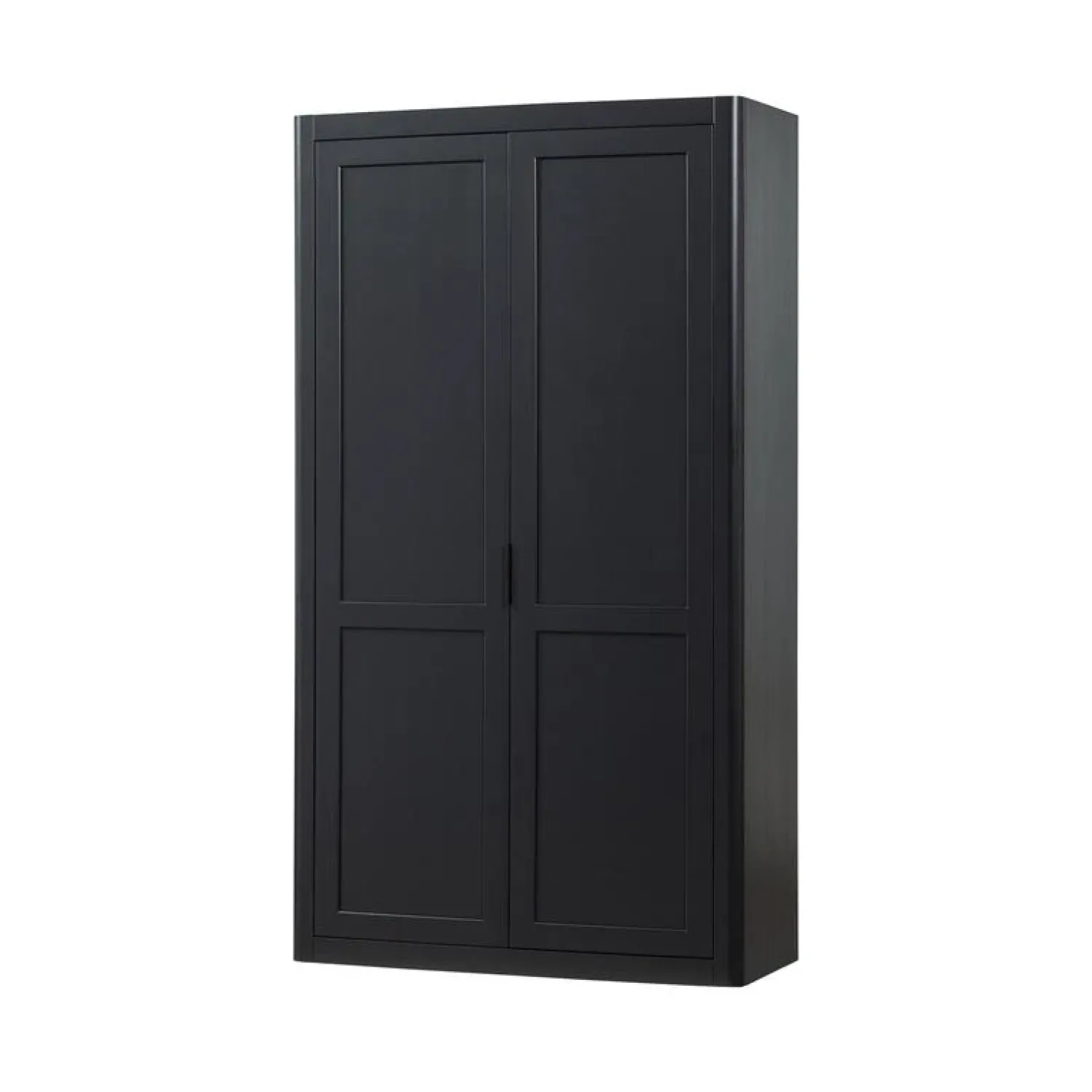WOOOD Wandkasten|Industriele Kasten|Gunnar Wandkast grenen matzwart/mud 120 cm