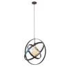 Kalfort Hanglampen|Gyro 1 lichts hanglamp Artic zwart