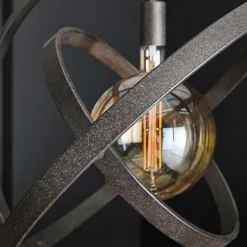 Kalfort Hanglampen|Gyro 1 lichts hanglamp Artic zwart