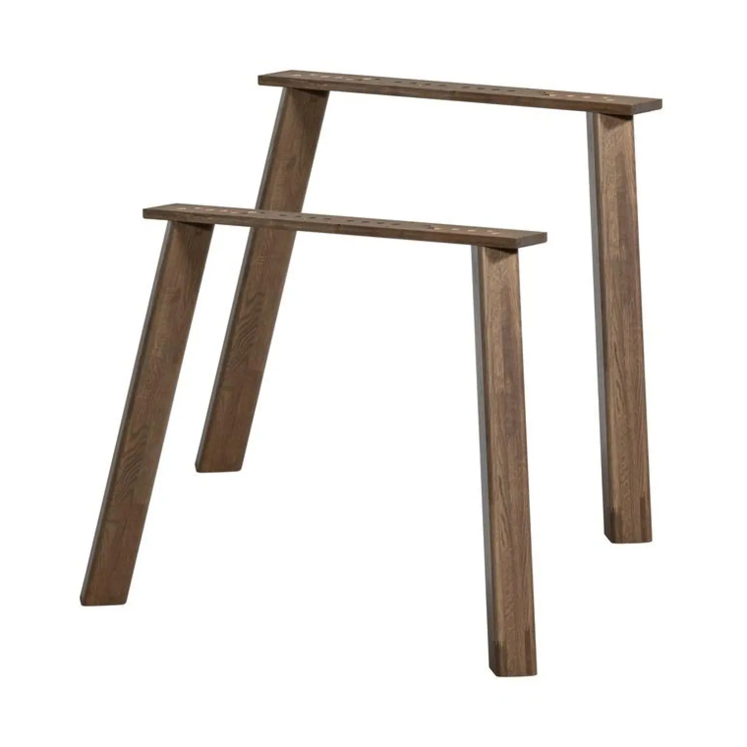 WOOOD Onderstellen|Haarlem 4-standen poot eiken cashmere brown set van 2
