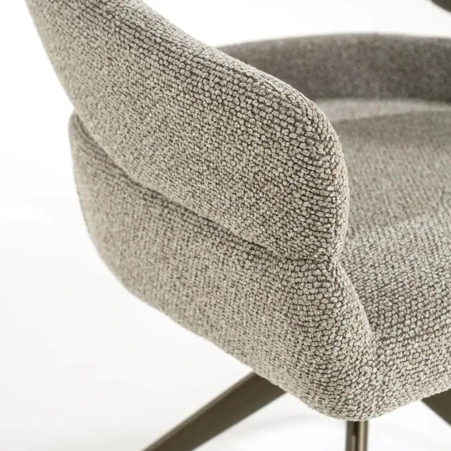 Eleonora Eetkamerstoelen|Hailey Eetkamerstoel Taupe stof