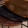 Furndea Salontafels|Haley salontafelset van 3 industrieel brons