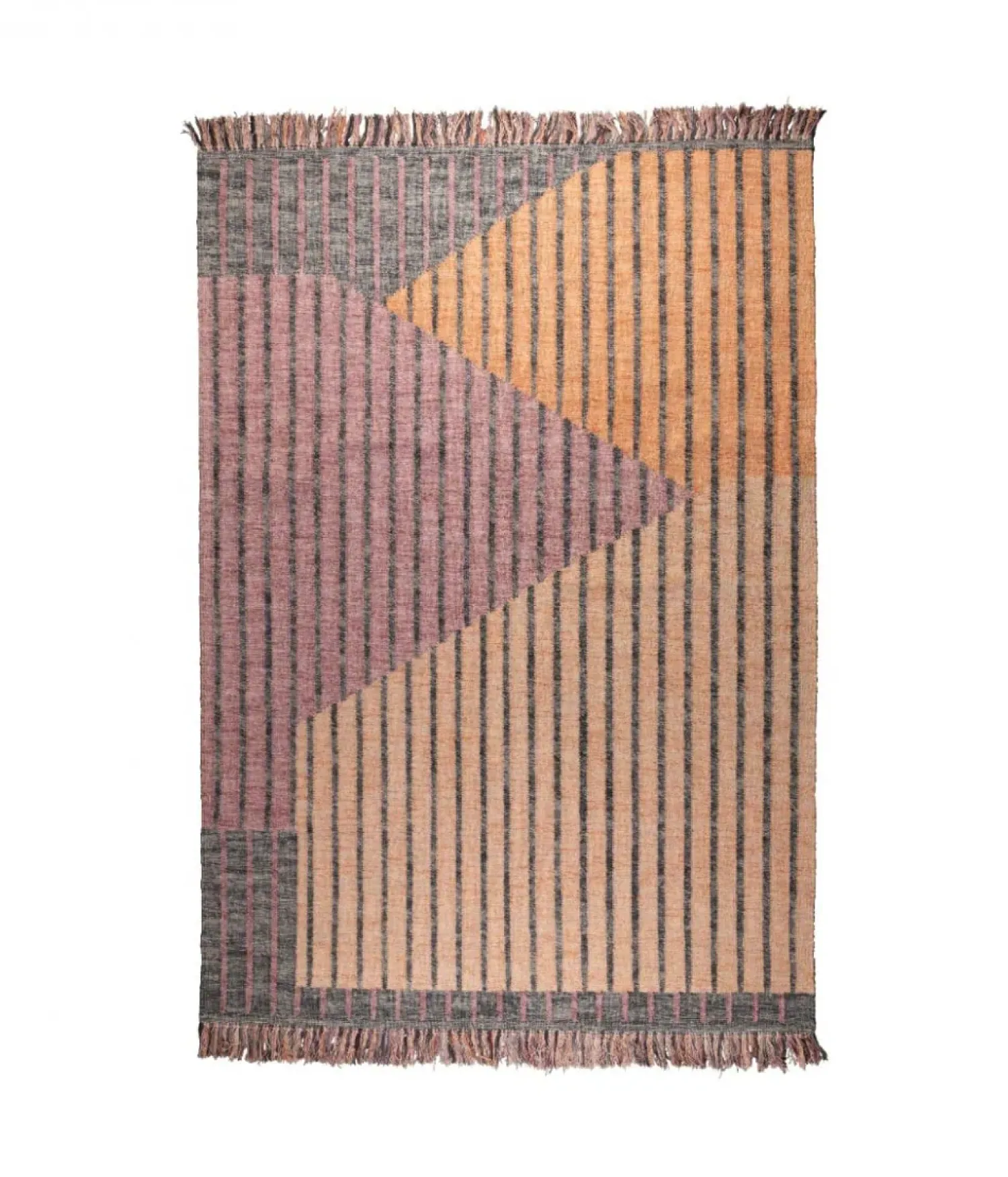 Dutchbone Vloerkleden|Hampton Vloerkleed Terracotta 160x230cm