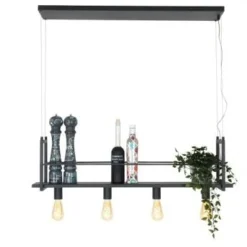 Steinmex Hanglampen|Hanglamp Buckley met rek 4-lichts