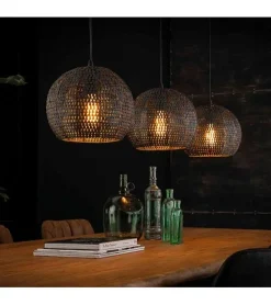 Kalfort Hanglampen|Hanglamp Cooper 3-lichts rond