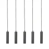 Label51 Hanglampen|Hanglamp Ferroli Zwart Metaal 5-lichts