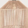 Steinmex Hanglampen|Hanglamp Ibiza Naturel Jute 1-Lichts Cilinder