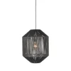 Label51 Hanglampen|Hanglamp Ibiza Zwart Jute 1-Lichts Cilinder