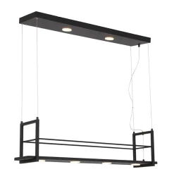Steinmex Hanglampen|Hanglamp Linh met rek 6-lichts