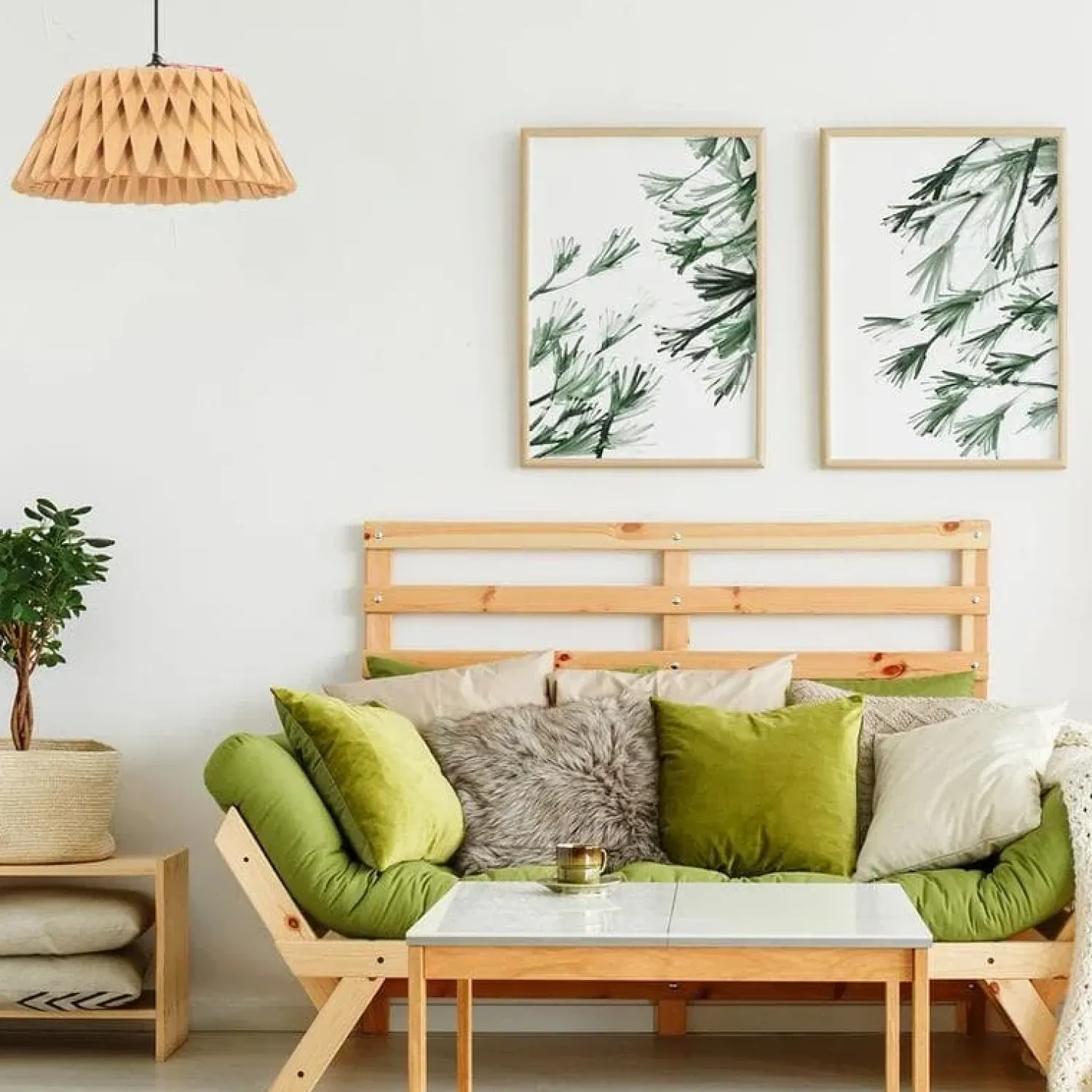 Steinmex Hanglampen|Hanglamp Maze 1-lichts licht hout